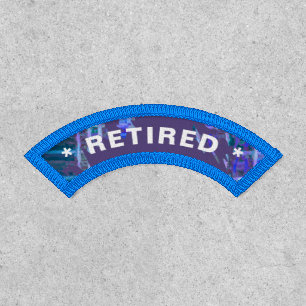 Retired Retirement Employee Custom Patch