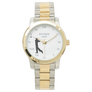 Retired Retirement Golfer Dad Elegant  Watch