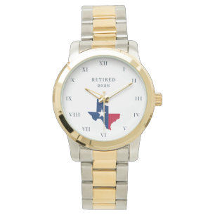 Retired Retirement USA Texas Elegant Watch