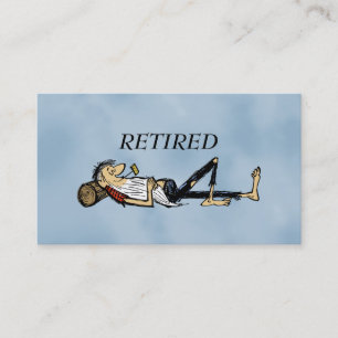 Retired Rip Van Winkle image fun Calling Card