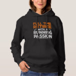 Retired Runner Running Retirement Lover Fan Retire Hoodie<br><div class="desc">Retired Runner Running Retirement Lover Fan Retiree Gift</div>