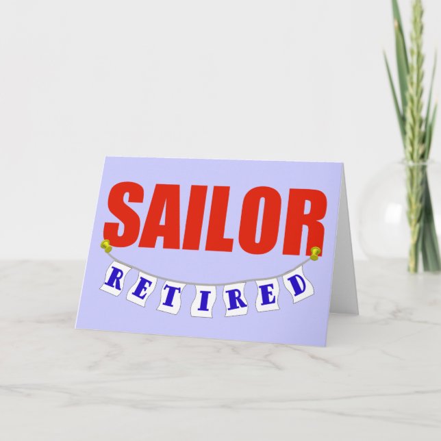 RETIRED SAILOR CARD (Front)