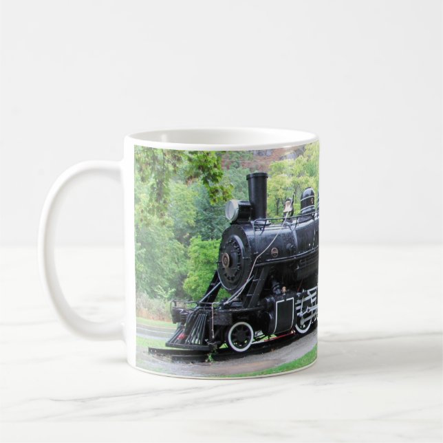 Retired Seattle Rail Road Train Engine Coffee Mug (Left)