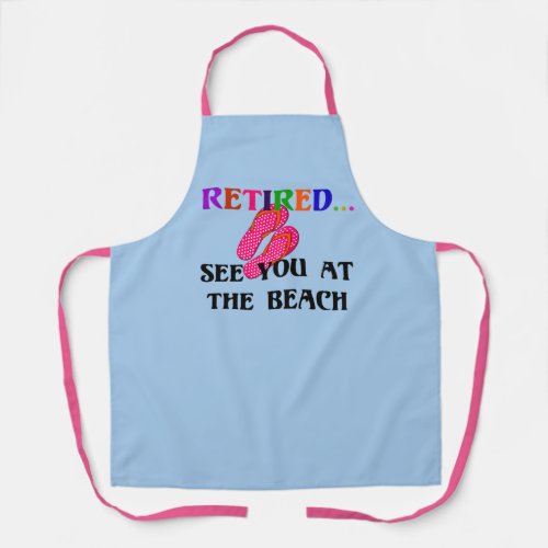 RetiredSee You at the Beach Apron