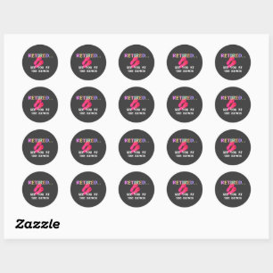 Retired...See You at the Beach Classic Round Sticker