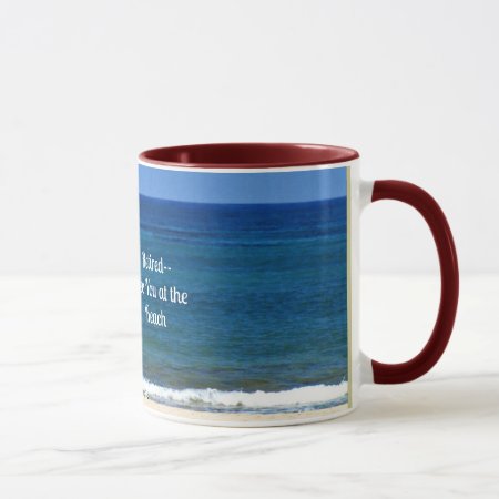 Retired--see You At The Beach Mug