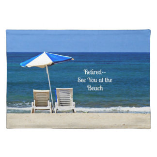 Retirement Placemats | Retirement Place Mats