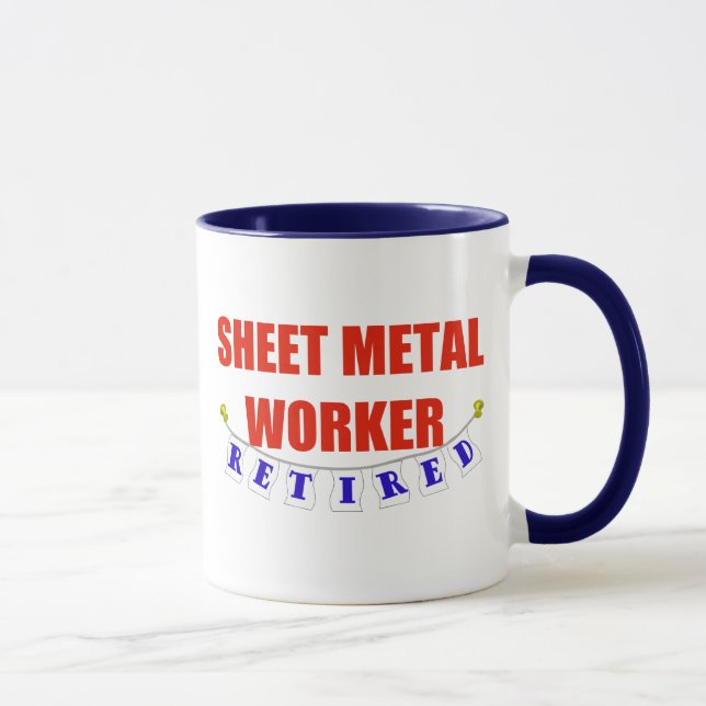 RETIRED SHEET METAL WORKER MUG (Right)