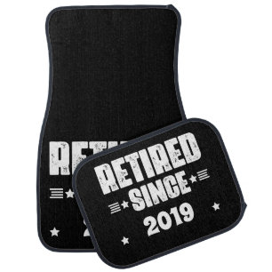 Retired Since 2019 – Customize Your Year! Car Floor Mat