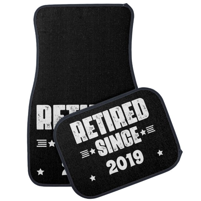Retired Since 2019 – Customize Your Year! Car Floor Mat (Set)