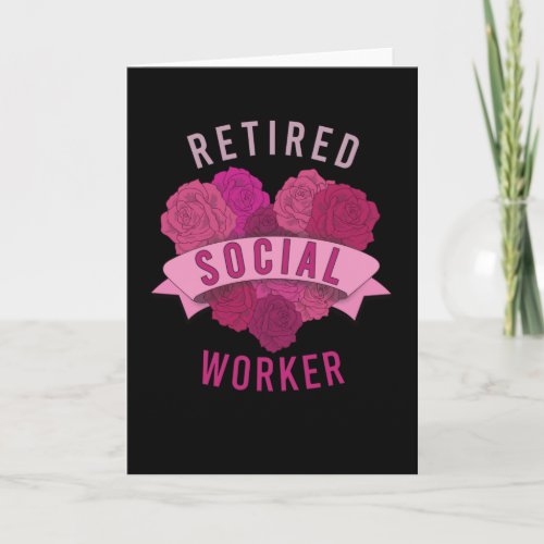 Retired Social Worker Card