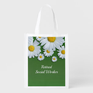 Retired Social Worker Grocery Bag