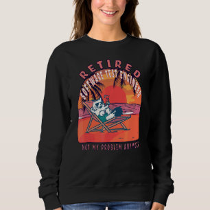 Retired Software Test Engineer  Vintage Retirement Sweatshirt