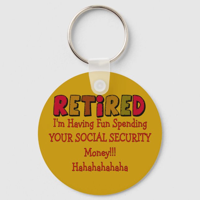 Retired --Spending Your Social Security Keychain (Front)