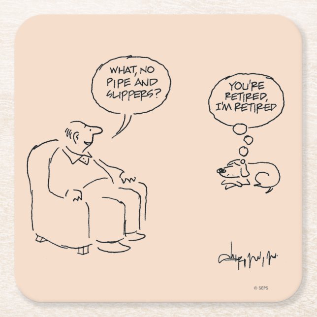 Retired Square Paper Coaster (Front)