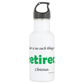 retired stainless steel water bottle