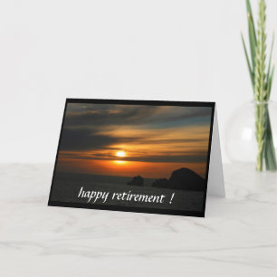 retired sunset card