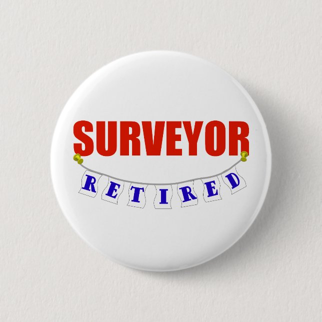 RETIRED SURVEYOR BUTTON (Front)