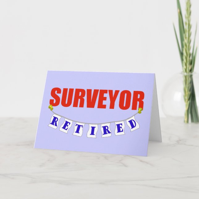 RETIRED SURVEYOR CARD (Front)