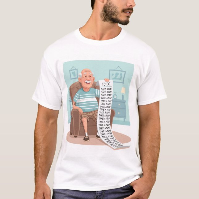 Retired - Take a Nap T-Shirt (Front)