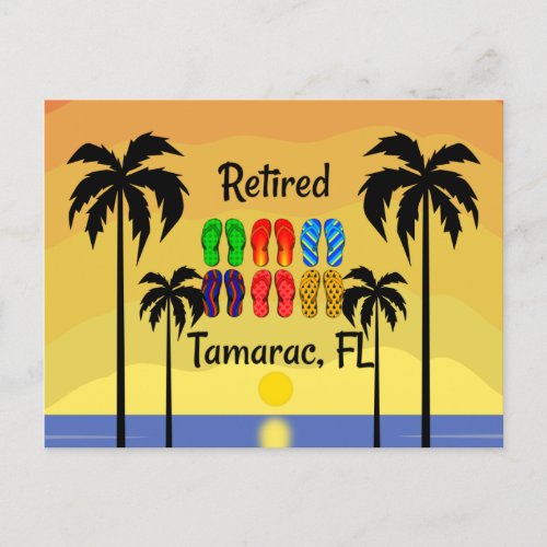 RetiredTamarac FL Postcard