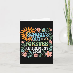 Retired Teacher 2026 Retired Life Teacher Card