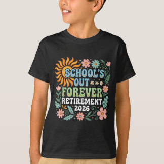 Retired Teacher 2026 Retired Life Teacher T-Shirt