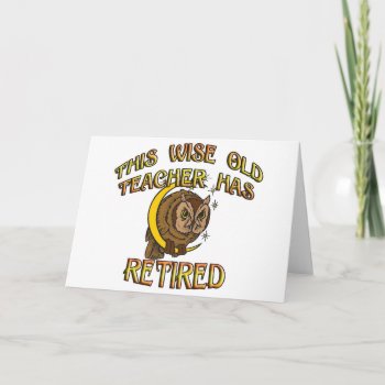 Retired Teacher Announcement by occupationalgifts at Zazzle