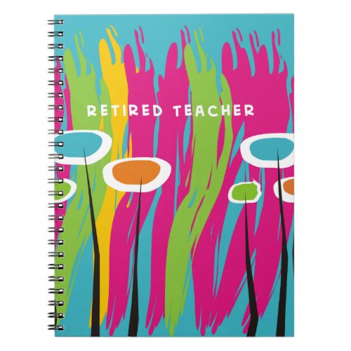 Retired Teacher Appreciation Gifts Notebook