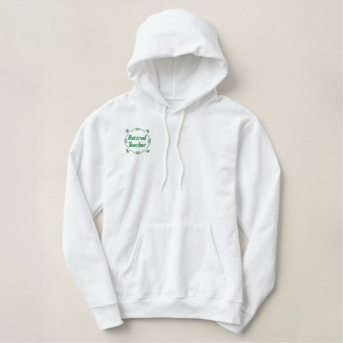 Retired Teacher Embroidered Shirt