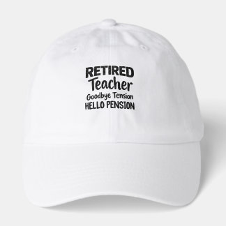 Retired Teacher goodbye, funny teacher retirement Hat