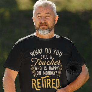 Retired Teacher Head of School Retirement Tri-Blend Shirt