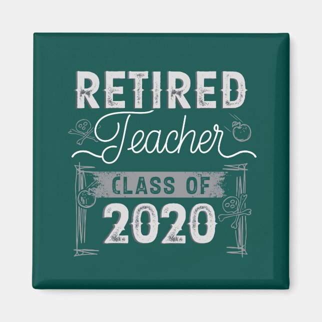 Retired Teacher Magnet (Front)