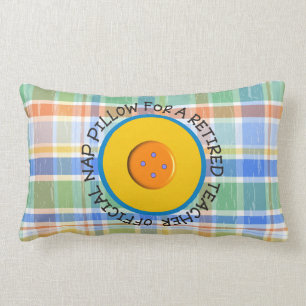 Retired Teacher "Official Nap Pillow" Lumbar Pillow