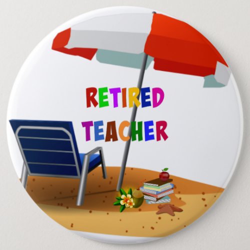 Retired Teachertime to relax Button