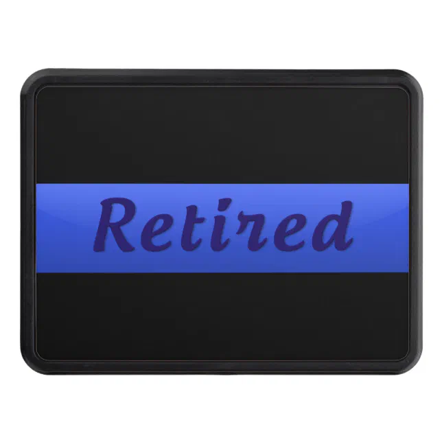 Retired - Thin Blue Line Hitch Cover 