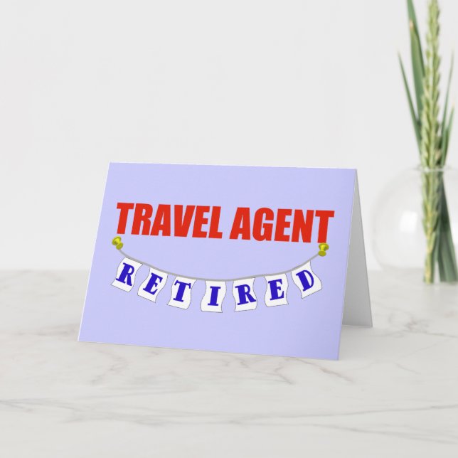 Retired Travel Agent Card (Front)