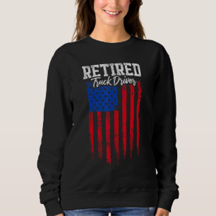 Retired Truck Driver Trucker Retirement Sweatshirt