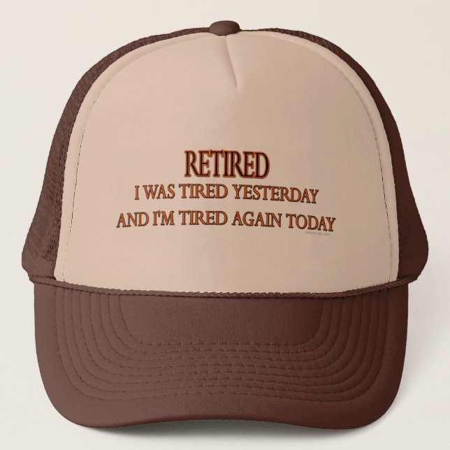 Retired Trucker Hat (Front)