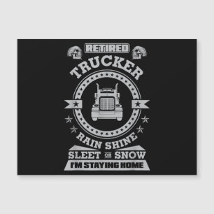Retired Trucker shirts Funny Truck driver clothing