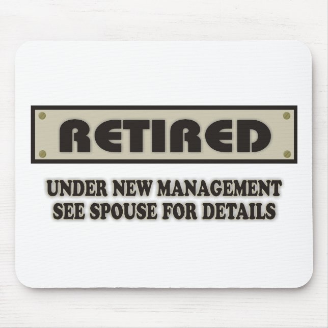 RETIRED. Under New Management Mouse Pad (Front)