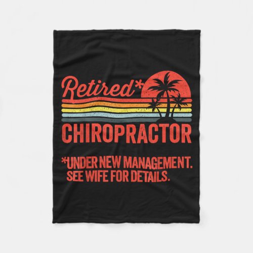 Retired Under New Management Retirement Gift Chiro