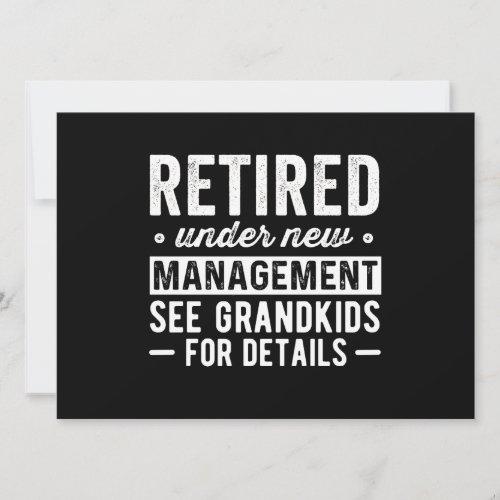 Retired Under New Management see Grandkids Announcement