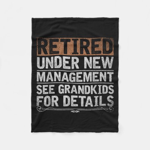 Retired Under New Management See Grandkids Funny R