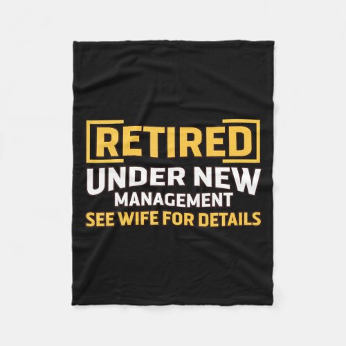 Retired Under New Management See Wife For Details 