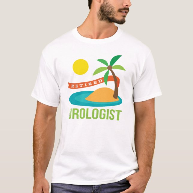 Retired Urologist Gift T-Shirt (Front)