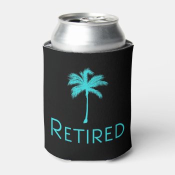 Retired Vacation Palm Tree Can Cooler by spacecloud9 at Zazzle