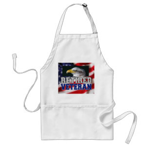 Retired Veteran Adult Apron