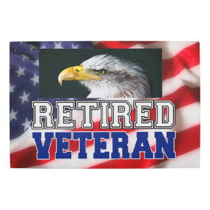 Retired Veteran Metal Print