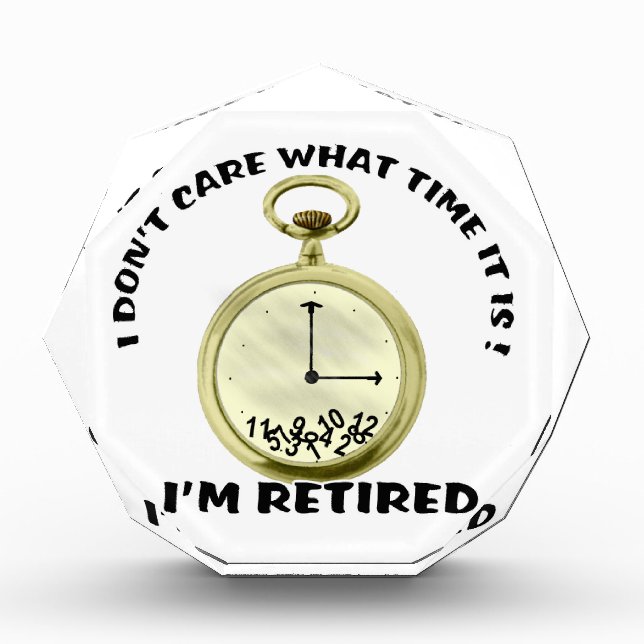 Retired watch Award (Front)